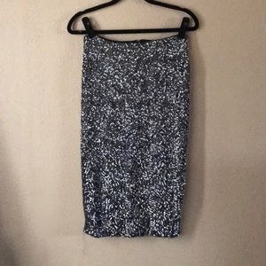 Sequin Pencil Midi Skirt